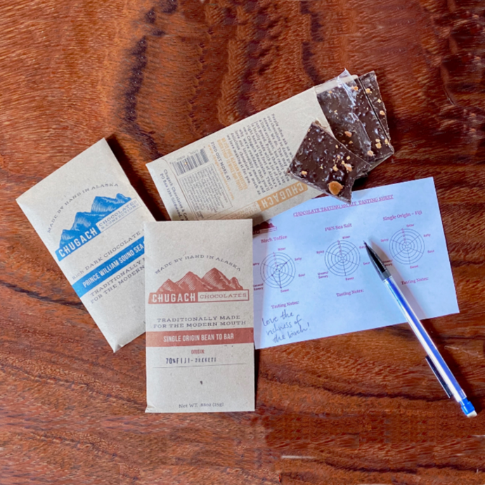Option 3) Use our Chocolate Tasting 101 or 102 Kits