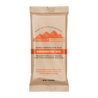 Dark Chocolate with Alaskan Birch Syrup Toffee