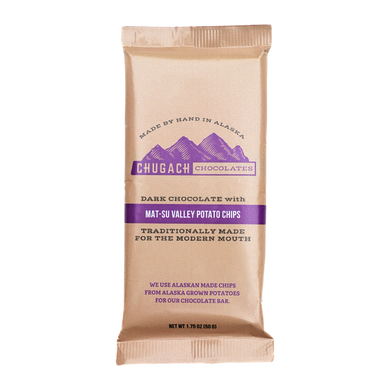 Dark Chocolate with Mat-Su Valley Potato Chips