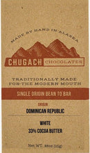 Load image into Gallery viewer, Single Origin White Chocolate Dominican Republic 33% Cocoa Butter (25g) Bar - Chugach Chocolates