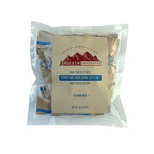Load image into Gallery viewer, Bag of 25 or 50 or 100 Sea Salt Mini Chocolate Bars 2" x 1" - Chugach Chocolates