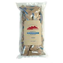 Load image into Gallery viewer, Bag of 25 or 50 or 100 Sea Salt Mini Chocolate Bars 2" x 1" - Chugach Chocolates